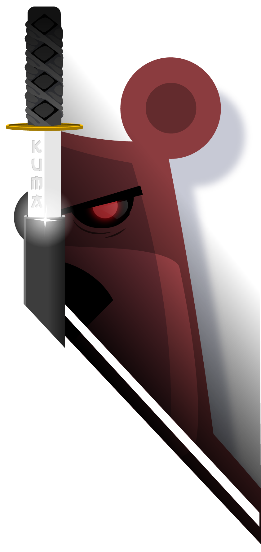 Bear with Knife